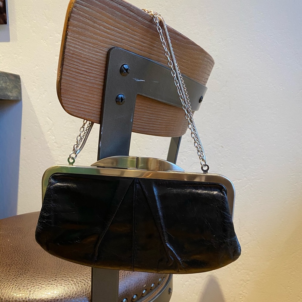 Black Hobo International Clutch Purse